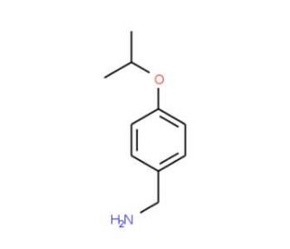 1-(4-isopropoxyphenyl)methanamine (CAS 21244-34-8) - chemical structure image