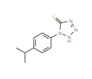 1-(4-isopropylphenyl)-1H-tetrazole-5-thiol - chemical structure image