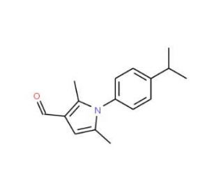 1-(4-isopropylphenyl)-2,5-dimethyl-1H-pyrrole-3-carbaldehyde - chemical structure image
