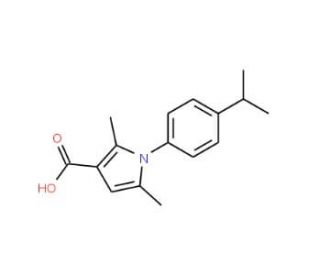 1-(4-isopropylphenyl)-2,5-dimethyl-1H-pyrrole-3-carboxylic acid - chemical structure image