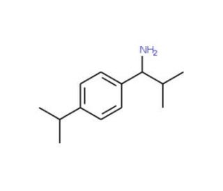 1-(4-isopropylphenyl)-2-methylpropan-1-amine - chemical structure image