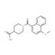 1-(4-methoxy-1-naphthoyl)piperidine-4-carboxylic acid - chemical structure image