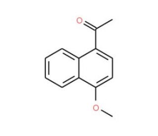 1-(4-methoxy-1-naphthyl)ethanone (CAS 24764-66-7) - chemical structure image