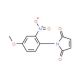 1-(4-Methoxy-2-nitro-phenyl)-pyrrole-2,5-dione (CAS 91135-91-0) - chemical structure image