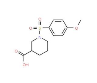 1-(4-Methoxy-benzenesulfonyl)-piperidine-3-carboxylic acid - chemical structure image