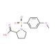 1-(4-Methoxy-benzenesulfonyl)-pyrrolidine-2-carboxylic acid (CAS 81242-27-5) - chemical structure image