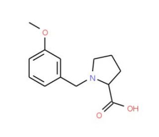 1-(4-Methoxy-benzyl)-pyrrolidine-2-carboxylic acid - chemical structure image