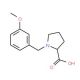 1-(4-Methoxy-benzyl)-pyrrolidine-2-carboxylic acid - chemical structure image