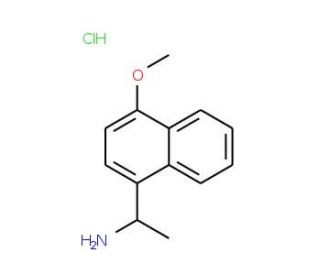 1-(4-Methoxy-naphthalen-1-yl)-ethylaminehydrochloride - chemical structure image