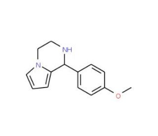 1-(4-Methoxy-phenyl)-1,2,3,4-tetrahydro-pyrrolo[1,2-a]pyrazine - chemical structure image