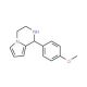1-(4-Methoxy-phenyl)-1,2,3,4-tetrahydro-pyrrolo[1,2-a]pyrazine - chemical structure image