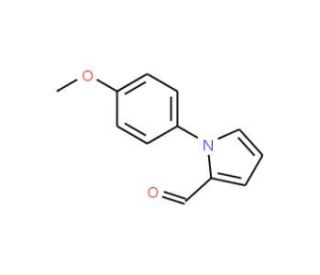 1-(4-Methoxy-phenyl)-1H-pyrrole-2-carbaldehyde (CAS 30186-36-8) - chemical structure image