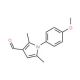 1-(4-Methoxy-phenyl)-2,5-dimethyl-1H-pyrrole-3-carbaldehyde (CAS 347331-30-0) - chemical structure image