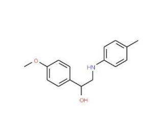 1-(4-Methoxy-phenyl)-2-p-tolylamino-ethanol - chemical structure image