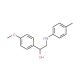 1-(4-Methoxy-phenyl)-2-p-tolylamino-ethanol - chemical structure image