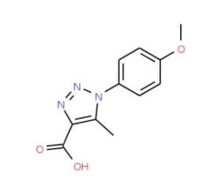 1-(4-Methoxy-phenyl)-5-methyl-1H-[1,2,3]triazole-4-carboxylic acid - chemical structure image