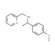 [1-(4-Methoxy-phenyl)-ethyl]-pyridin-2-ylmethyl-amine - chemical structure image