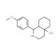 1-(4-Methoxy-phenyl)-octahydro-isoquinolin-4a-ol - chemical structure image