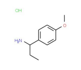 1-(4-Methoxy-phenyl)-propylaminehydrochloride - chemical structure image