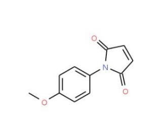 1-(4-Methoxy-phenyl)-pyrrole-2,5-dione (CAS 1081-17-0) - chemical structure image