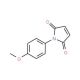 1-(4-Methoxy-phenyl)-pyrrole-2,5-dione (CAS 1081-17-0) - chemical structure image
