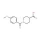 1-(4-Methoxybenzoyl)-4-piperidinecarboxylic acid (CAS 510739-83-0) - chemical structure image