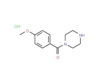 1-(4-methoxybenzoyl)piperazine hydrochloride (CAS 94747-49-6) - chemical structure image