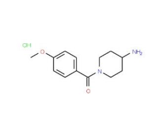 1-(4-Methoxybenzoyl)piperidin-4-aminehydrochloride - chemical structure image