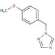 1-(4-Methoxybenzyl)-1,2,4-triazole (CAS 115201-42-8) - chemical structure image