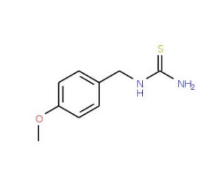 1-(4-Methoxybenzyl)-2-thiourea (CAS 37412-64-9) - chemical structure image