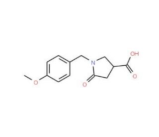 1-(4-Methoxybenzyl)-5-oxopyrrolidine-3-carboxylic acid - chemical structure image