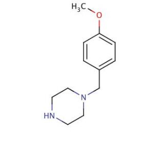 1-(4-Methoxybenzyl)piperazine (CAS 21867-69-6) - chemical structure image