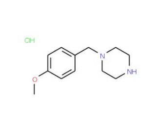 1-(4-Methoxybenzyl)piperazinehydrochloride - chemical structure image