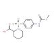 1-(4-Methoxycarbonylamino-benzenesulfonyl)-piperidine-2-carboxylic acid - chemical structure image