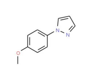 1-(4-Methoxyphenyl)-1H-pyrazole (CAS 35715-67-4) - chemical structure image