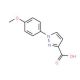 1-(4-Methoxyphenyl)-1H-pyrazole-4-carboxylic acid - chemical structure image
