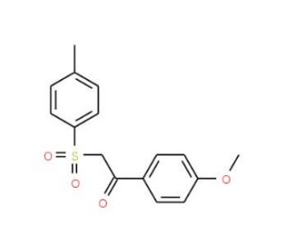 1-(4-Methoxyphenyl)-2-[(4-methylphenyl)sulfonyl]-1-ethanone (CAS 86516-51-0) - chemical structure image