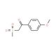 1-(4-Methoxyphenyl)-2-(methylsulphonyl)-1-ethanone (CAS 27918-36-1) - chemical structure image