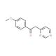 1-(4-Methoxyphenyl)-2-pyrimidin-4-ylethanone (CAS 36827-95-9) - chemical structure image