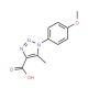 1-(4-methoxyphenyl)-5-methyl-1H-1,2,3-triazole-4-carboxylic acid - chemical structure image