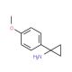1-(4-Methoxyphenyl)cyclopropylamine (CAS 72934-40-8) - chemical structure image
