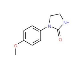 1-(4-Methoxyphenyl)tetrahydro-2H-imidazol-2-one (CAS 62868-39-7) - chemical structure image