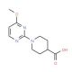1-(4-methoxypyrimidin-2-yl)piperidine-4-carboxylic acid - chemical structure image