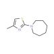 1-(4-methyl-1,3-thiazol-2-yl)azepane - chemical structure image