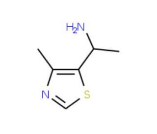 1-(4-methyl-1,3-thiazol-5-yl)ethanamine - chemical structure image