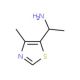 1-(4-methyl-1,3-thiazol-5-yl)ethanamine - chemical structure image