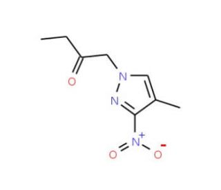 1-(4-Methyl-3-nitro-1H-pyrazol-1-yl)butan-2-one - chemical structure image