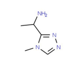 1-(4-methyl-4H-1,2,4-triazol-3-yl)ethan-1-amine - chemical structure image