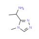 1-(4-methyl-4H-1,2,4-triazol-3-yl)ethan-1-amine - chemical structure image