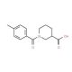 1-(4-methylbenzoyl)piperidine-3-carboxylic acid - chemical structure image